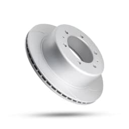Pedders Slotted Geomet Coated Rotor