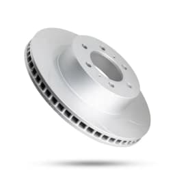 Slotted Geomet Coated Rotor (6 Slot) - Front Right