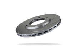 Pedders Slotted Geomet Coated Rotor