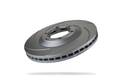 Pedders Slotted Geomet Coated Rotor