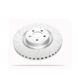 Pedders Slotted & Dimpled Geomet Coated Rotor