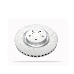 Pedders Slotted & Dimpled Geomet Coated Rotor