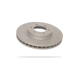Pedders Slotted & Dimpled Geomet Coated Rotor