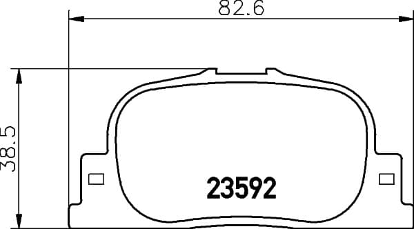 6700005 Rear Brake Pads