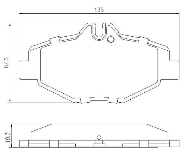 6720042E Front Brake Pads