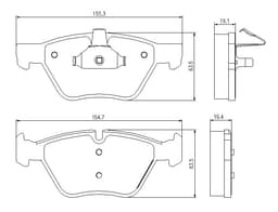 Pedders EURO Ceramic Brake Pads