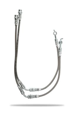 Pedders Extended Braided Brake Hose Kit