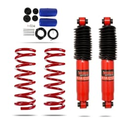 Pedders Towing Suspension Kit. With Supplementary Airbags. Nissan Pathfinder, R51