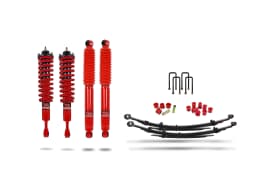 Pedders Heavy Duty Load Carrying and Towing Suspension Kit. With Assembled struts. Toyota Hilux Mk6 and 7