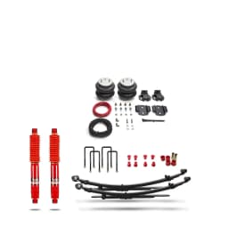Pedders Heavy Duty Load Carrying and Towing Suspension Kit. With supplementary airbags.  Mitsubishi L200