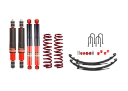 Pedders 2 Inch Heavy Duty Load Carrying and Towing Suspension Kit with Heavy Duty Front and Mining Spec Shocks
