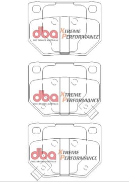 Спирачен комплект - 4000 Series гладък и Xtreme Performance Накладки (2x DBA4650 + DB1220XP)