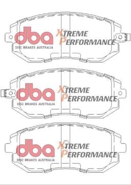 Спирачен комплект - 4000 Series гладък и Xtreme Performance Накладки (2x DBA4650 + DB1491XP)