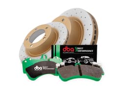 Спирачен комплект - Street Series X-GOLD и Street Performance Накладки (2x DBA2060X + DB1841SP)