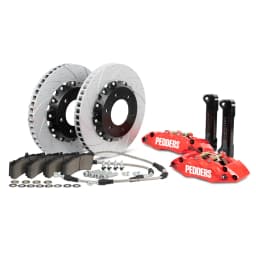 Pedders eXtreme Brake Kit. With 2 piece discs.