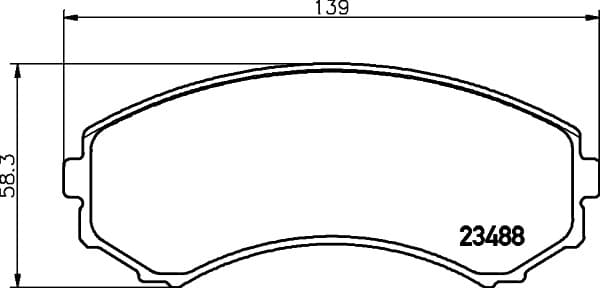 6820288 Front Brake Pads