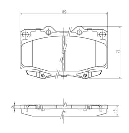 Pedders TrakRyder Kevlar Ceramic Brake Pads
