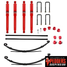 Pedders 1.5 Inch Suspension Lift Kit. WITH Torsion bars. Toyota Hilux Mk4 & 5 & MK3 IMPORT