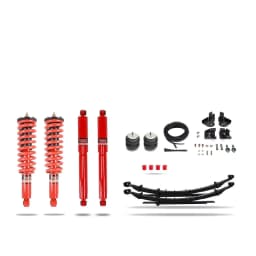 Pedders 1.75 Inch Heavy Duty Load Carrying and Towing Kit. With Assembled Foam Cell Struts & Additional Airbags. Isuzu D-Max