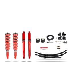 Pedders 1.75 Inch Heavy Duty Load Carrying and Towing Kit. With Assembled Foam Cell Struts & Additional Airbags. Isuzu D-Max