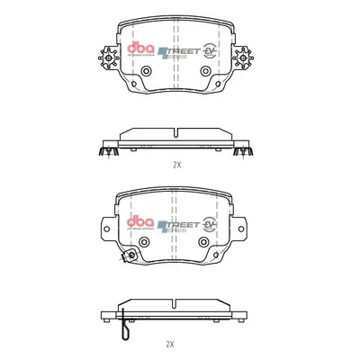 DB15161SSEV Накладки